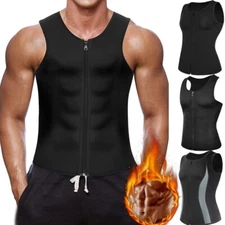 Men Sauna Suit Waist Trainer Neoprene Sweat Vest Body Shaper Fajas Para Hombres