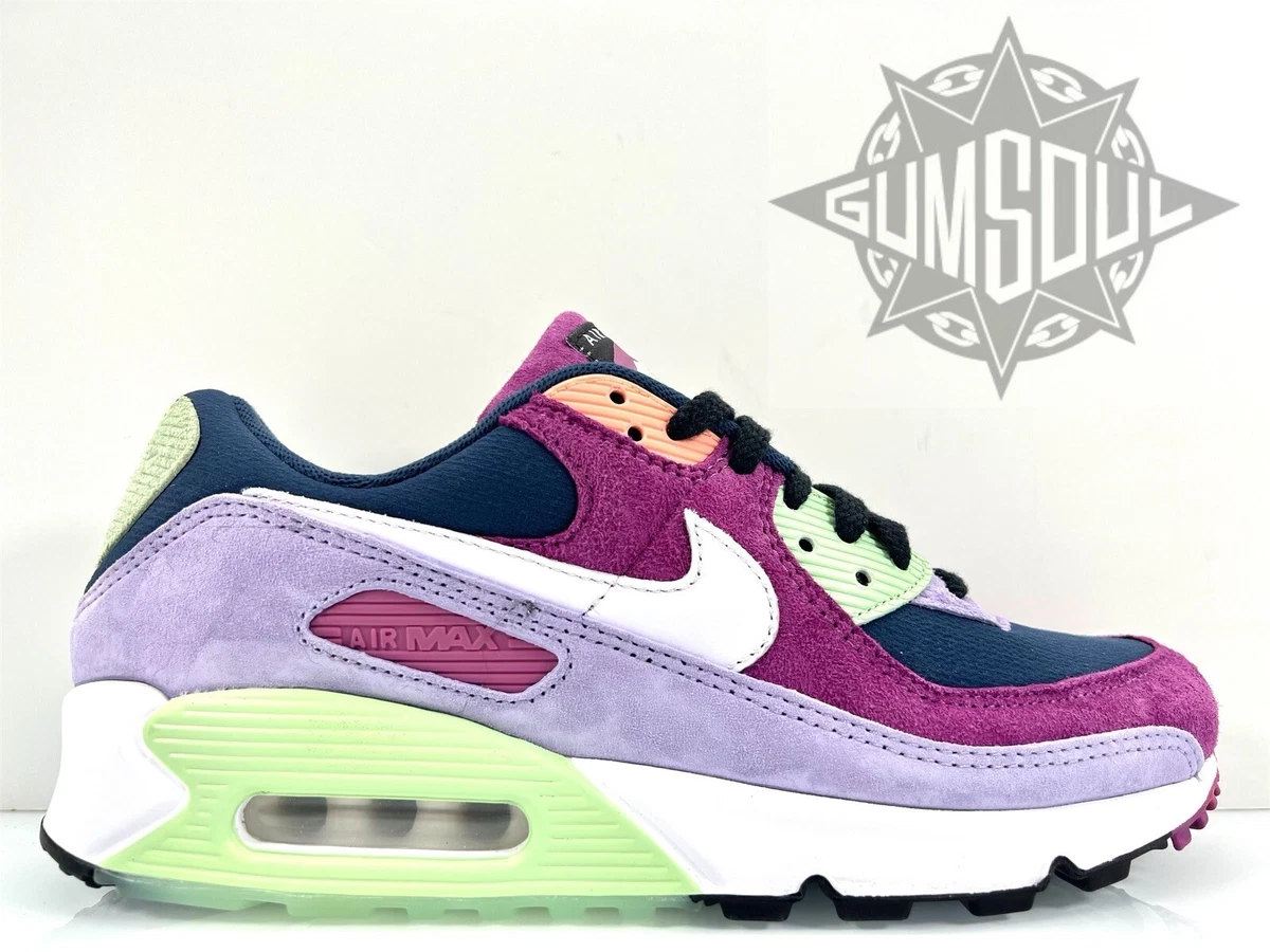 NIKE AIR MAX 90 NRG LIGHT BORDEAUX ARMORY NAVY SUEDE DM0035 500 9.5 | eBay