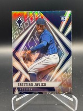 2021 Christian Javier Panini Chronicles Phoenix Silver Prizm Rookie Card #16