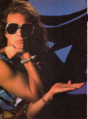DAVID LEE ROTH (ex-Van Halen) 8'' x 10'' Mini Pin-Up from 1980's U.K. Magazine