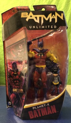 Batman Unlimited PLANET-X BATMAN 6'' Action Figure w/ Bat Mite DC Mattel 2013