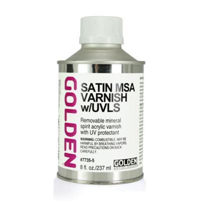 GOLDENES ACRYL: MSA Lack Satin: 118ml: 236ml: 946ml