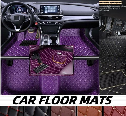 For Mercedes Benz Car Floor Mats PU Leather Liners Waterproof All Weather Luxury - Picture 19 of 38
