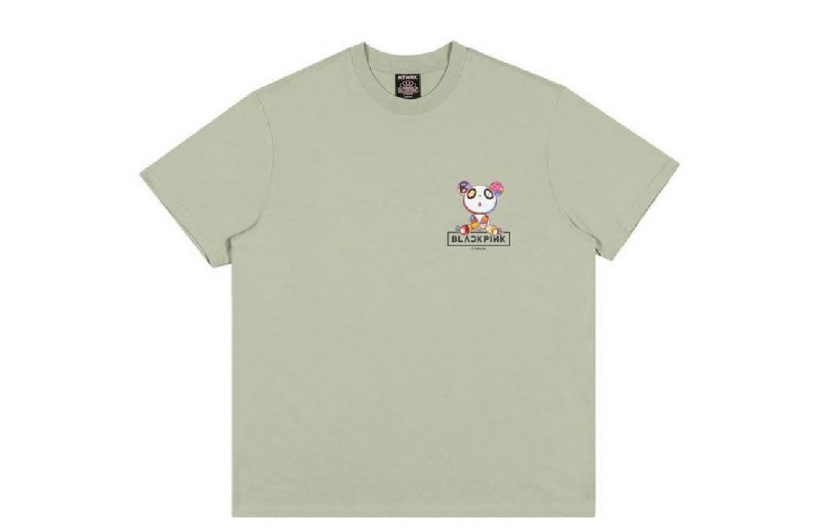 【Takashi Murakami x Blackpink】Signature T-Shirt 黒 LIMITED BLACKPINK + Takashi Murakami Rainbow Flower T-Shirt