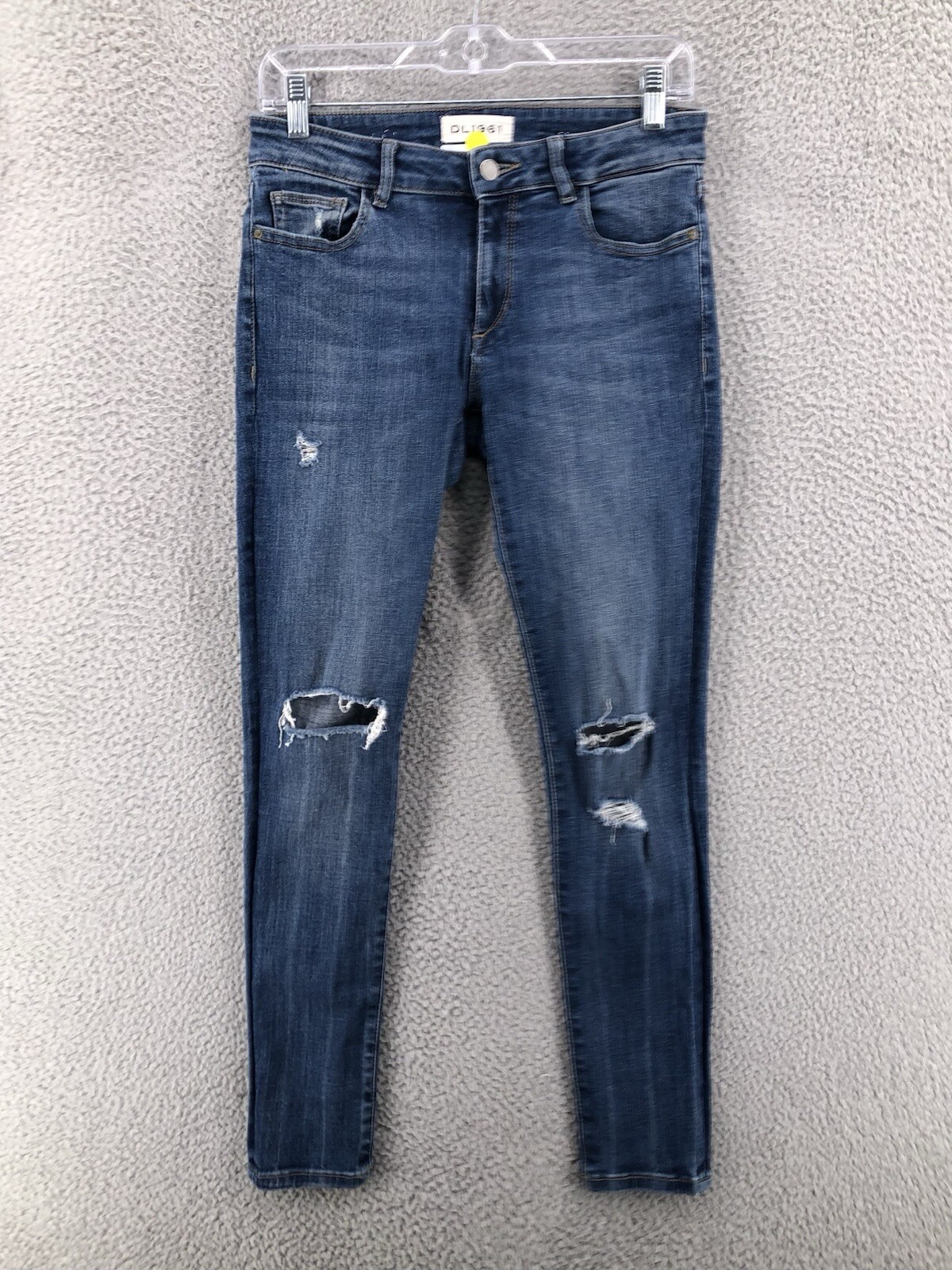 DL1961 Skinny Jeans Emma Power Legging Pima Destroyed Women’s 27 Stretch 9959-image