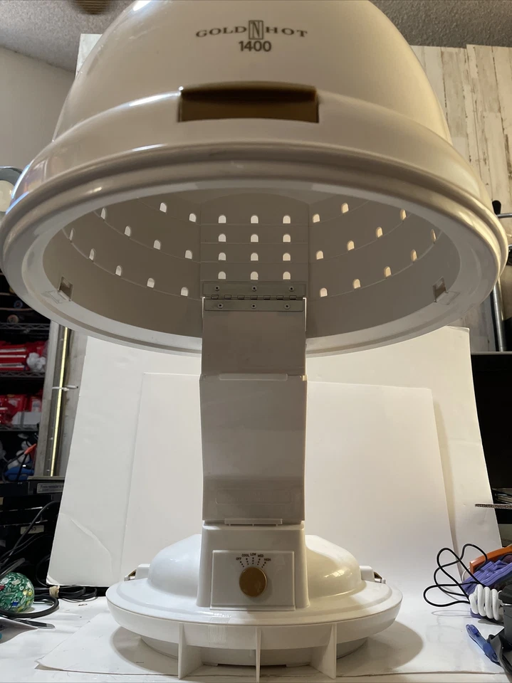 GOLD N HOT Capucha Secador de Pelo 1400 W Profesional Estuche Rígido Portátil De Colección Foto 2 de 4