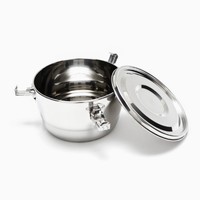 Onyx 18/10 Stainless Steel Three Clip Airtight Food Bowl, 4 Inch, New, Free Ship on sale Onyx 18/10 Stainless Steel Three Clip Airtight Food Bowl, 4 Inch, New, Free Ship on sale