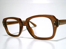 NOS USGI Issue BCG's USS Size 48-20 Brown Sunglasses/ Eyeglasses Frame Vintage