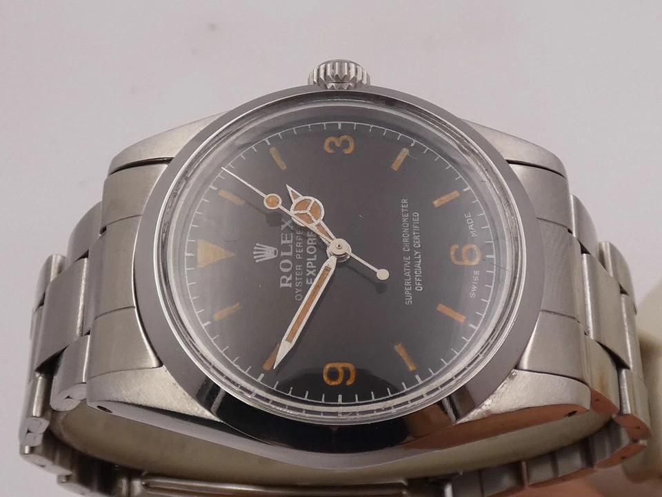 ROLEX EXPLORER 1016 TROPICAL DIAL JAHR 1968 AUTOMATIK CHRONOMETER EDELSTAHL UHR - Bild 2 von 4