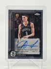 EGOR DEMIN 2025-26 TOPPS CHROME UPDATE ROOKIE AUTOGRAPH RC AUTO NETS Q4354