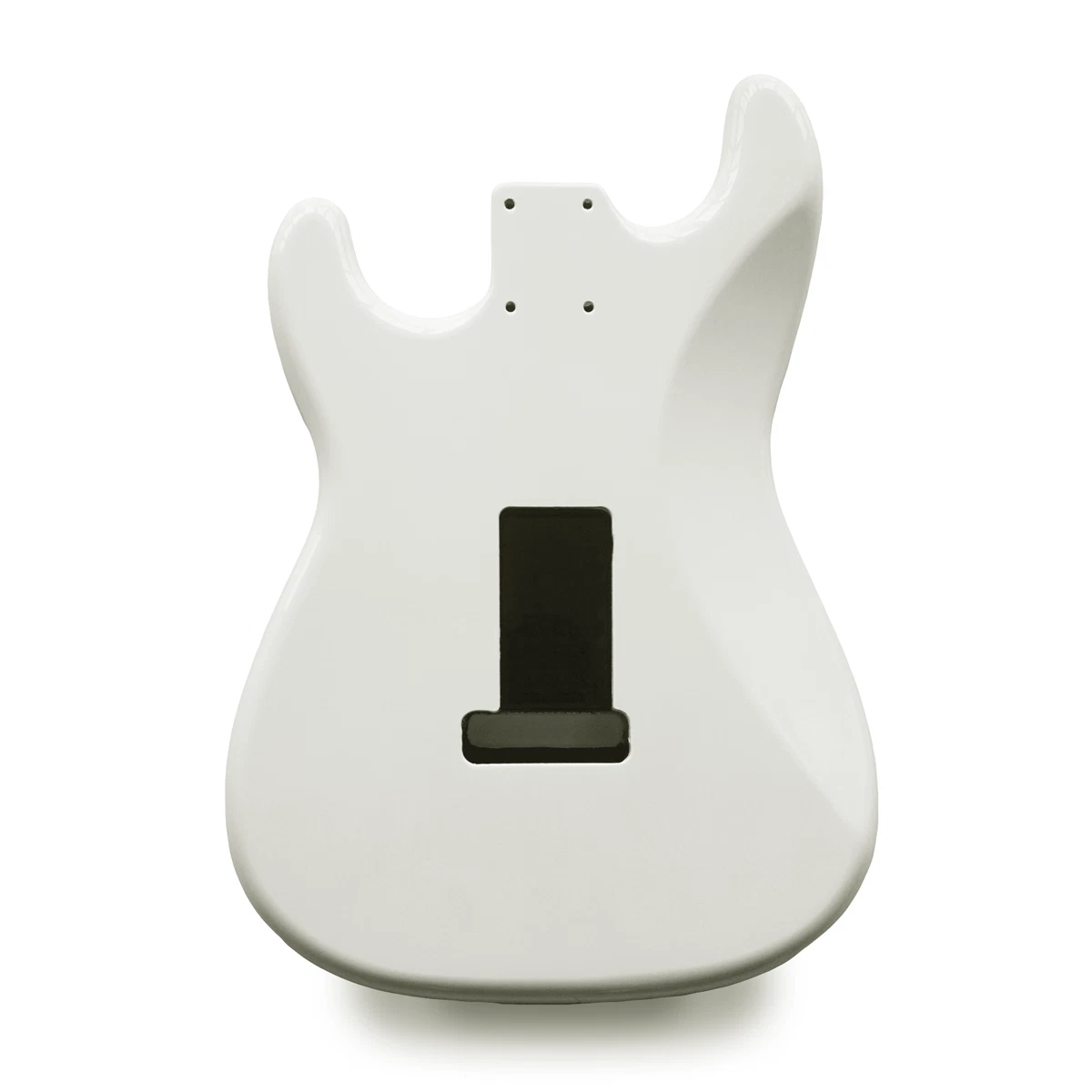 Stratocaster Guitar Body SSS – Olympic White Vintage Nitro Satin – 2 Piece Alder
