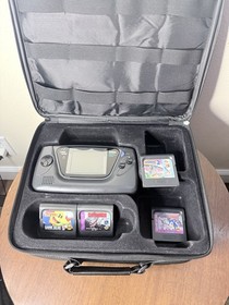 Recapped SEGA Game Gear W/ New IPS Screen, Games & Case
