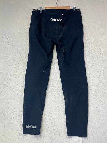 DHARCO MTB BMX Black Water Resistant Stretch Pants Size 38 Distressed See Pics - Picture 2 of 16