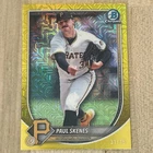 Paul Skenes 2025 Bowman Chrome Mega Yellow Mojo Refractor /75 #30 Pirates