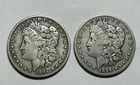 1892 S FINE DETAILS AND 1896 S FINE MORGAN DOLLAR