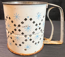 Vintage Androck Flour Sifter MCM Decor Piece USA Country Farmhouse Cabin