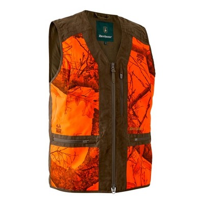 Deerhunter Herren Eagle Weste Herren (Realtree Edge  Orange)