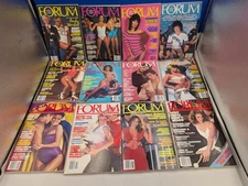 1981 Penthouse Forum Magazine Full Year 12 Issues Adult Stories