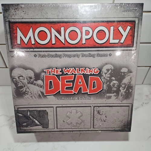 SEALED Monopoly The Walking Dead Survival Edition 2013 Board Game *NEW*