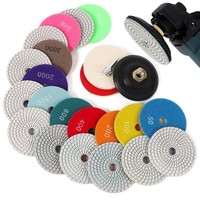 Diamant Polierscheiben Set 14-Teilig 100Mm FüR Stein Marmor Beton