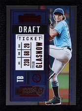 2020 Panini Contenders Draft Ticket Red 46/99 Tyler Glasnow #76 md3