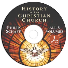 History of the Christian Church-Philip Schaff-ALL 8 VOLUMES-Jesus-God-Bible-CD