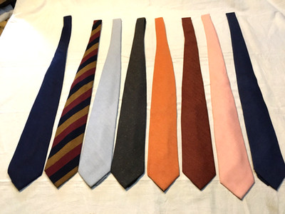 8 KRAWATTEN 100% KASCHMIR MADE IN ITALY TODARELLO BRERA MILANO VINTAGE NEU