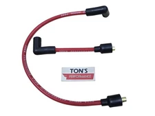 Ton's Red Harley Davidson Iron/Shovel head Spark Plug Wires FX FL 1978-1984