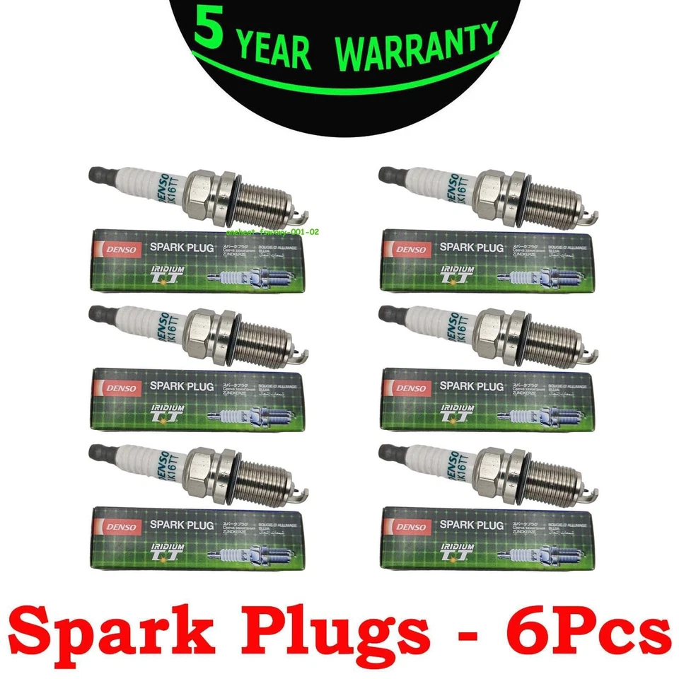 4Pcs Denso Iridium TT Spark Plugs OEM IK16TT / 4701 for Honda Accord 98-20 New - Image 2 of 4