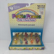 G1 Vintage 5 five MY LITTLE PONY PETITE PONIES PRETTY 'N PEARLY HTF 1989