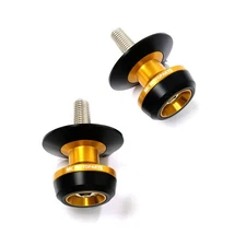 Gold 6mm Swingarm Spools Sliders Twall For Tracer 7 / GT 25 24 23 22 21