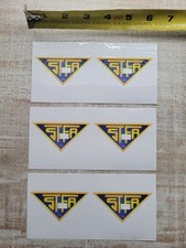 6 PIECE LOT  - NJ STATE POLICE SUPPORTER - Outside Placement UV Vinyl