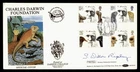 DR WHO 1982 GB FDC DARWIN ANIV  SMITHSONIAN SIGNED R42129