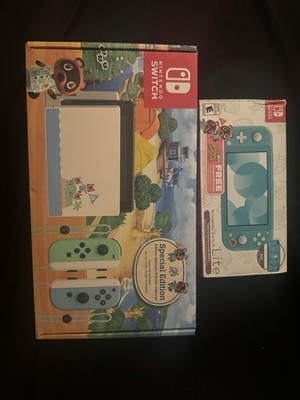 Nintendo Switch HAC-001 Animal Crossing Edition & Nintendo Switch Lite Bundle