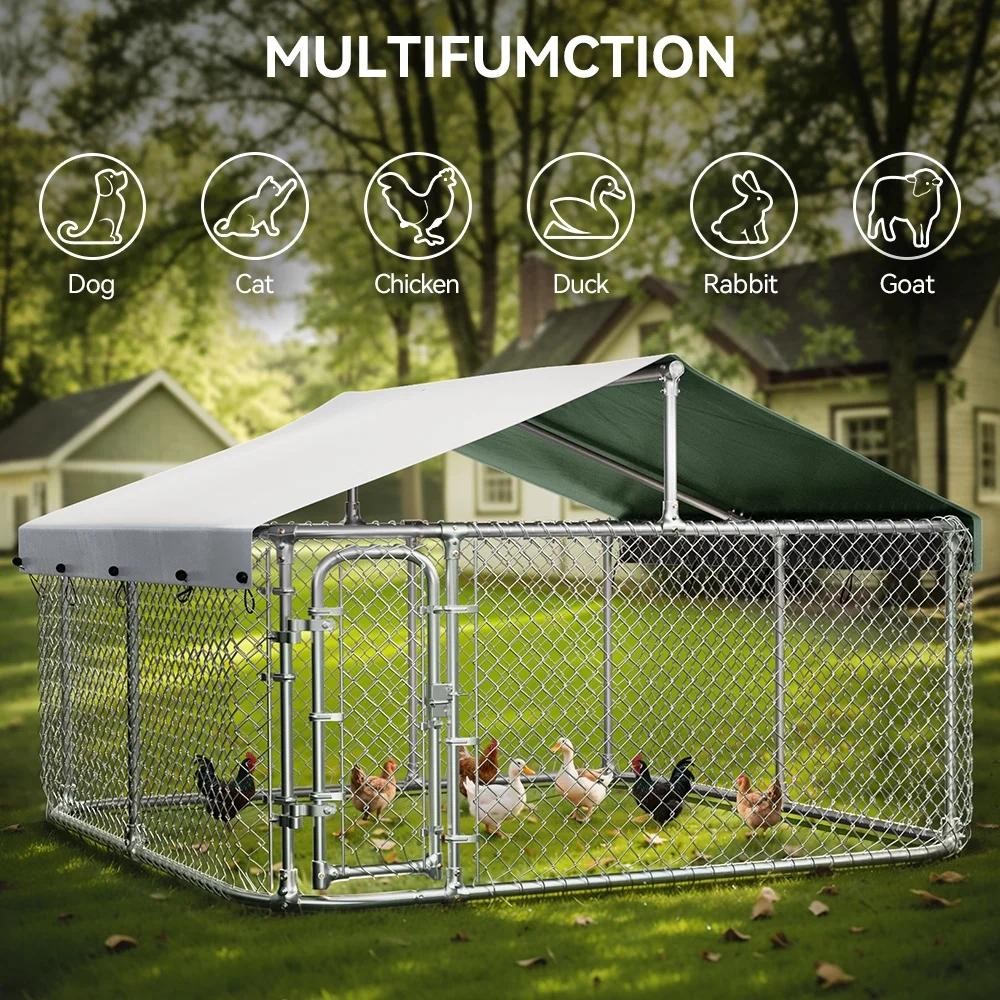 DOMIPET XL Outdoor Dog Kennel Outside Dog Exercise Pen Pet Playpen GIFT FOR PETS