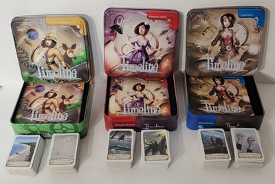 Asmodee Timeline Historical Events, Science and Discoveries, & Inventions Game