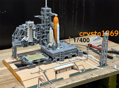 1/400 Space Shuttle on Launch PAD 39A 3D Printing Model Builded Full Set Collect