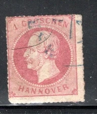 GERMANY HANOVER  STAMPS  TRIMMED? USED   LOT 376U