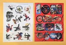Spider-Man/ Spidey Sticker Sheet Lot Of 2