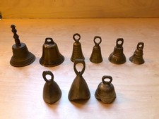 Piccole campanelle varie dimensioni (9 pezzi)