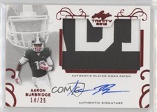 2016 Leaf Trinity Patch Auto Red 14/25 Aaron Burbridge #PA-AB1 Patch Auto 2q0
