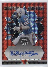 2023 Mosaic Showtime Signatures Red Prizm Billy Johnson White Shoes Auto 0sm9