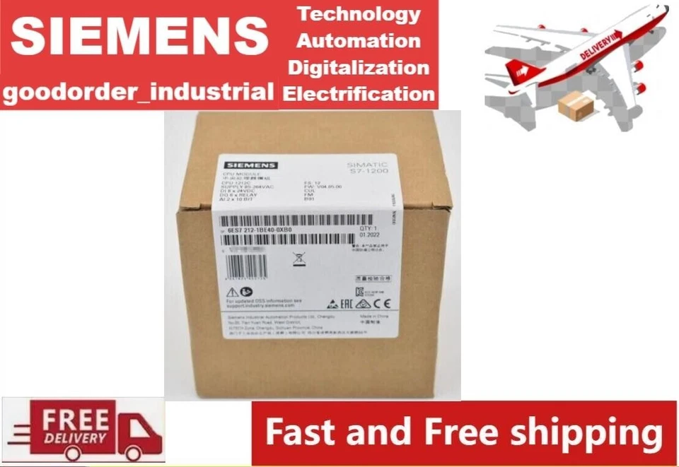 Siemens New In Box 6ES7212-1BE40-0XB0 / 6ES7 212-1BE40-0XB0 PLC Module - Image 2 of 4