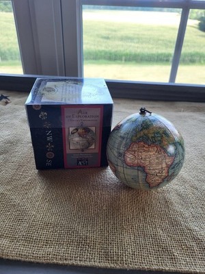 Authentic Models Age of Exploration Terrestrial Globe Ornament GL031