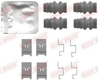 1X Quick Brake 109-0135 ZubehöRsatz Scheibenbremsbelag FüR VW Audi Skoda Cupra