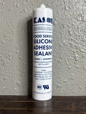 Kason Rubbaseal Food Service Silicone Adhesive Sealant 10.1 fl oz