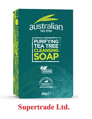 Optima Australian Tea Tree Purifying Anti Bacterial Cleansing Soap Bar 90 g X 12