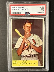 1954 Bowman Red Schoendienst #110 PSA 7