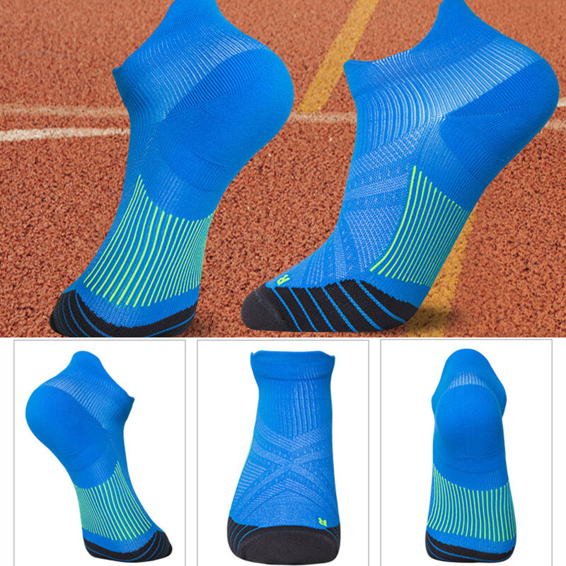 Men's Running Socks AntiBlister Cushioned Ankle Sports Trainer Socks
