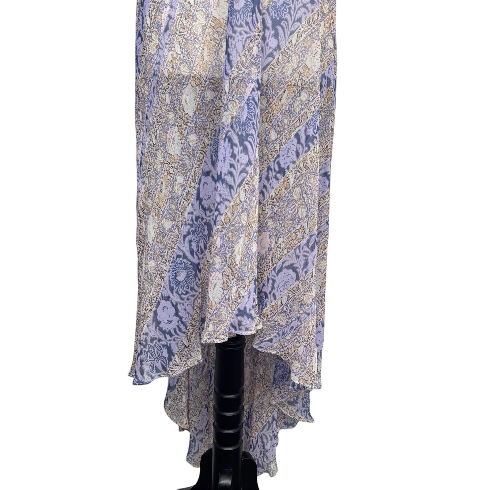 UNDERCOVER Maxi Abito Babydoll Asimmetrico Victoria’s Secret Taglia M Scollo a V Pizzo Trasparente